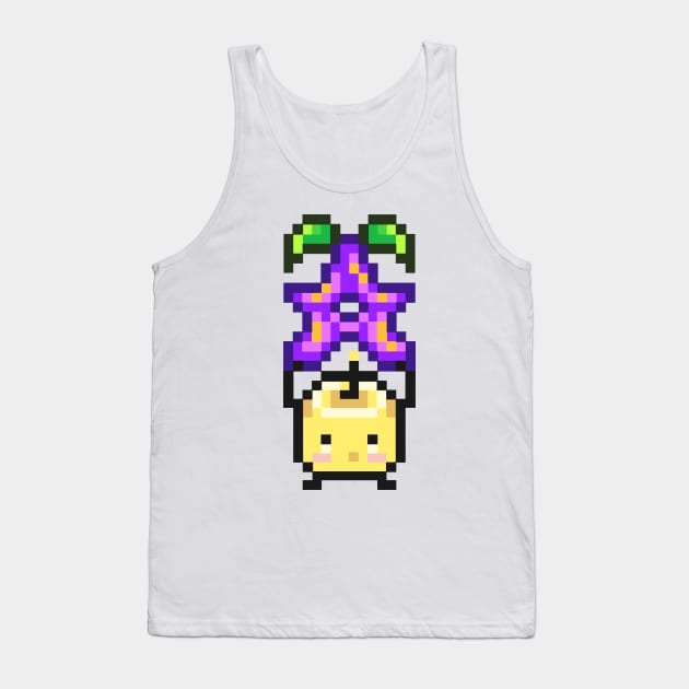 Yellow Junimo with Stardrop Tank Top by TASCHE